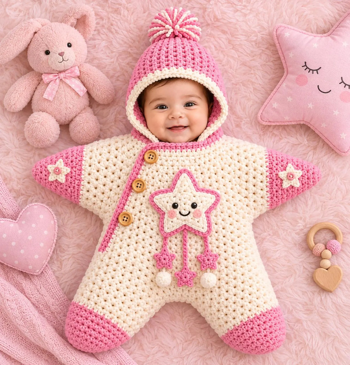 starfish baby onesie crochet pattern – Crochet pattern