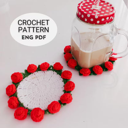 All-in-One Crochet Coaster Pattern Bundle (35+ Designs) | Granny, Animal, Rose & Flower Coasters | Easy Beginner PDF | Instant Download